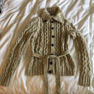 J Crew button up grandpa sweater